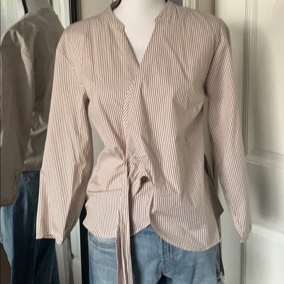 J.Crew striped wrap blouse - Picture 11 of 13